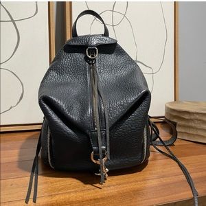 Rebecca Minkoff Black Julian backpack purse, in excellent condition!